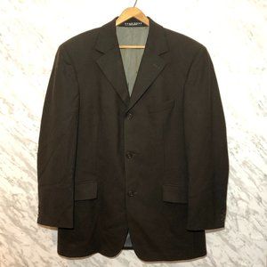 Hugo Boss Wool Blend Blazer Brown Size 50